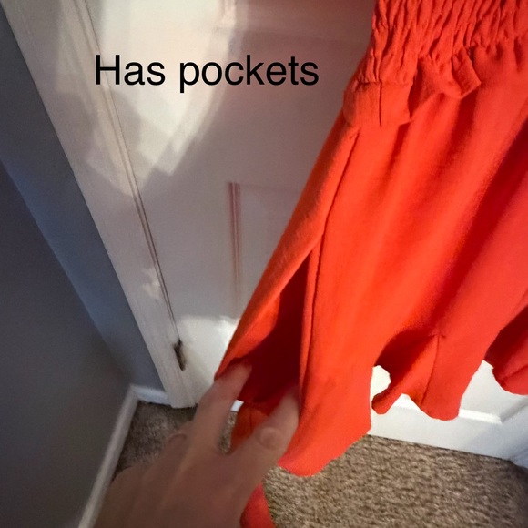 Puff sleeved, boutique, smocked romper in 2X. - Picture 6 of 6